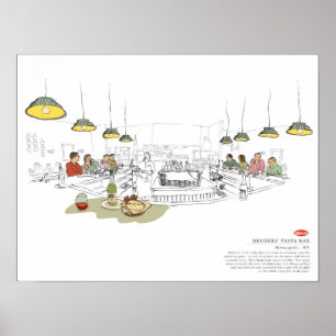 Poster bar de massas