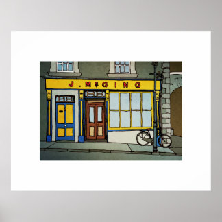 Pôster Bar de McGing, Westport, Irlanda