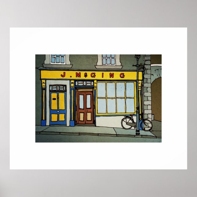 Pôster Bar de McGing, Westport, Irlanda (Frente)