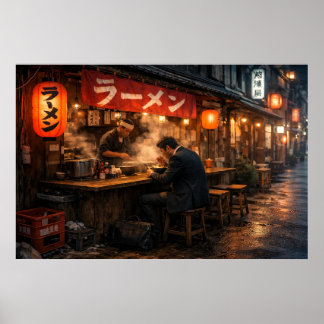 Poster Bar de Ramen de Tóquio