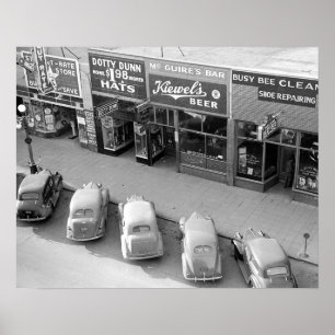 Pôster Bar do McGuire, 1940. Foto Antiga