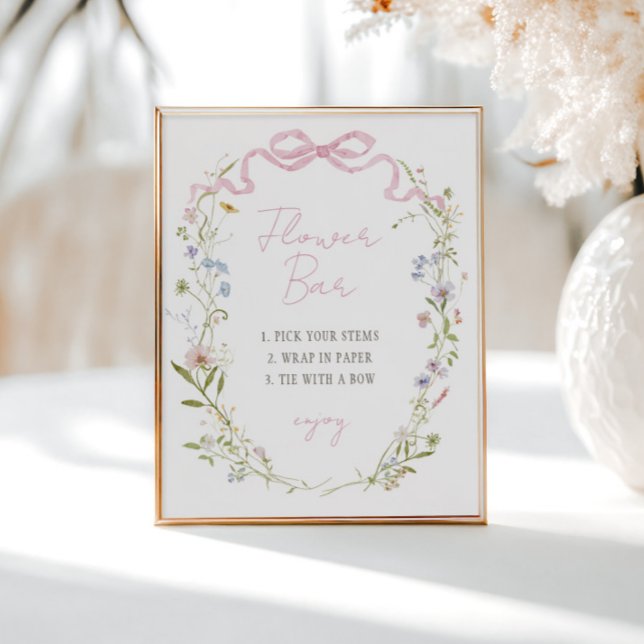 Poster Bar Flor do Arco Floral primavera (Criador carregado)