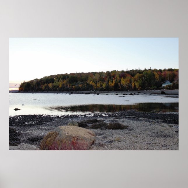 Pôster Bar Harbor Maine Waterscape (Frente)