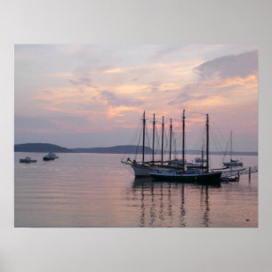 Poster Bar Harbor ships no Sunrise II