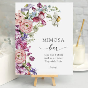 Poster Bar Mimosa Colorido