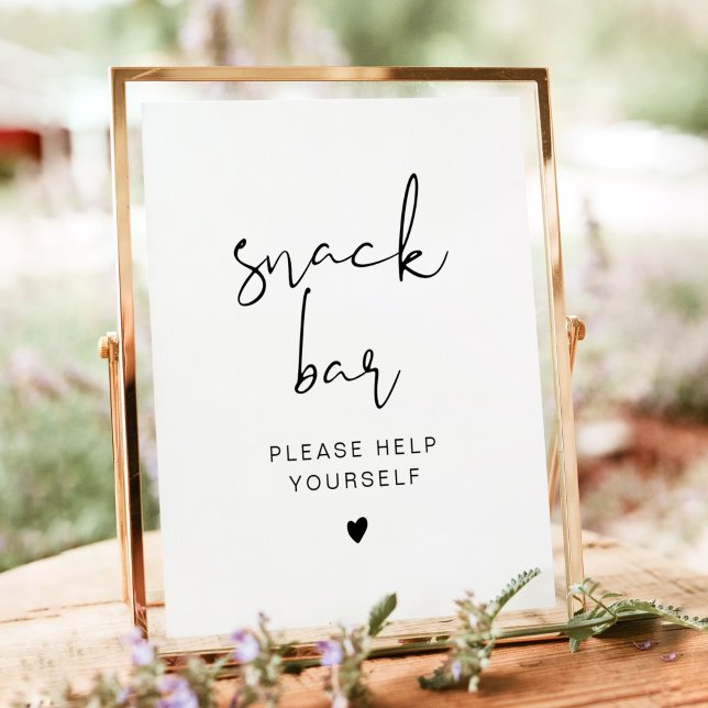 Poster BAR Mínimo Moderno de Invasor ADELLA Edgy (Criador carregado)