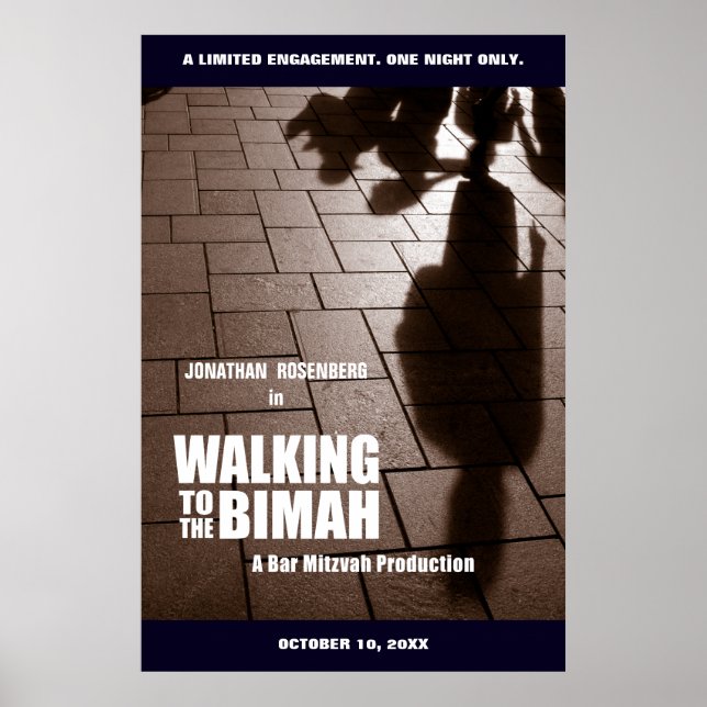 Poster Bar Mitzvah Bimah (Frente)
