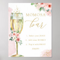 "Bar MOM"osa, Flores Douradas rosa e Vidro, Chá