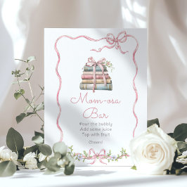 Poster Bar Momosa, arco rosa, do Storybook