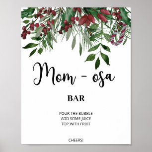 Poster Bar Momosa Evergreen
