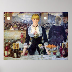 Pôster Bar no Folies-Bergere por Edouard Manet