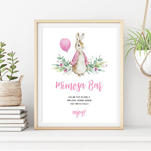 Poster Bar Peter Rabbit Mimosa