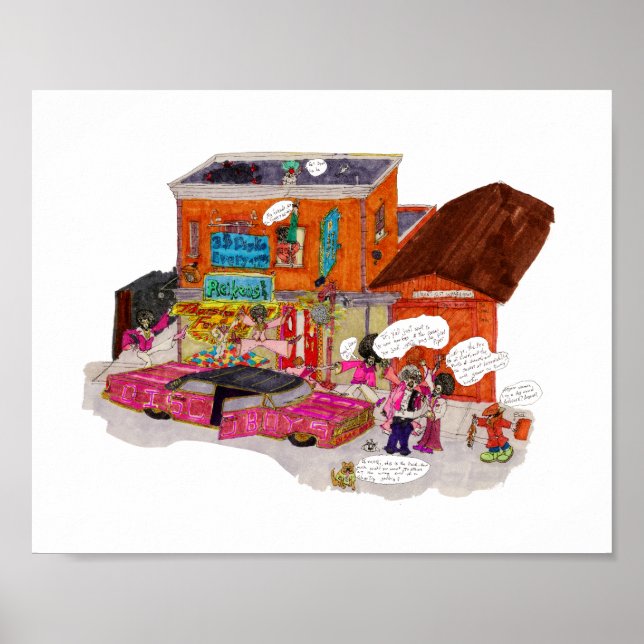 Poster Bar Reikeos - Disco de três dólares (Frente)