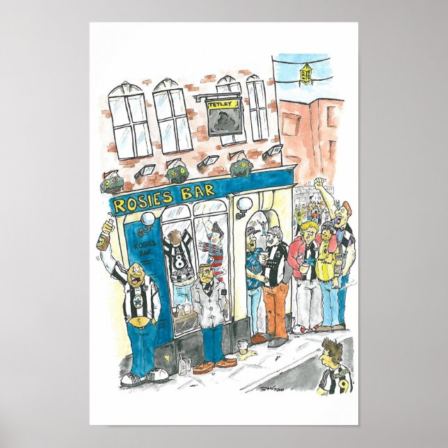 Poster bar rosies (Frente)