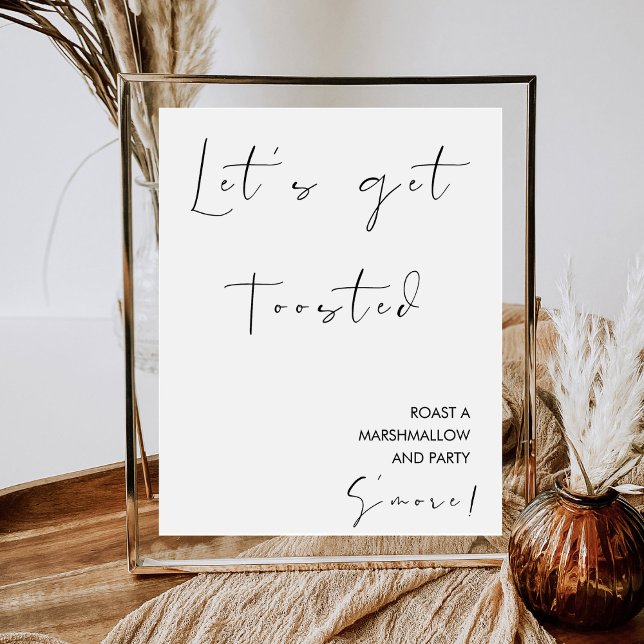 Poster Bar S'more Station | Roast A Marshmallow Wedding (Criador carregado)