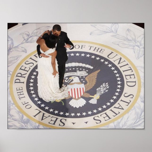 Poster Barack e Michelle Obama (Frente)