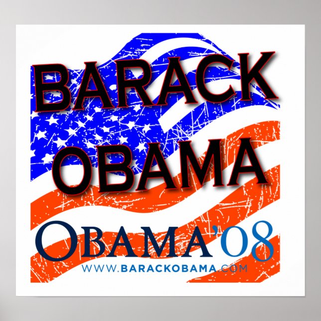 POSTER BARACK OBAMA 2008 (Frente)