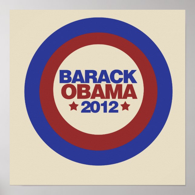 Poster Barack Obama 2012 (Frente)