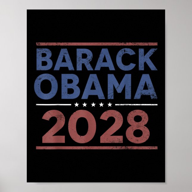 Poster Barack Obama 2028 (Frente)