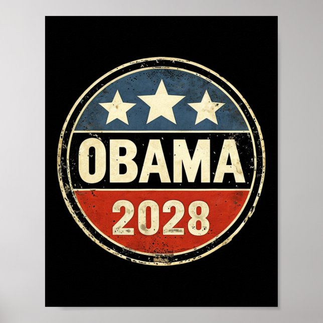 Poster Barack Obama 2028  (Frente)