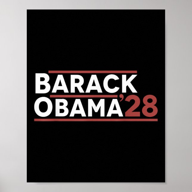 Poster Barack Obama 2028 (Frente)