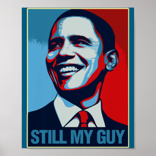 Poster Barack Obama Ainda Meu Cara Retrato de Obama Premi