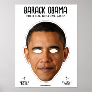 Poster Barack Obama Costume Mask
