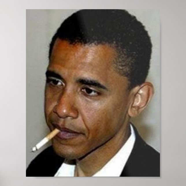 Poster Barack Obama Fumando (Frente)