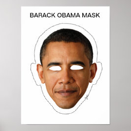 Poster Barack Obama Mask