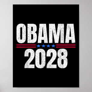 Poster Barack Obama Para O Presidente 2028 Obama 2028