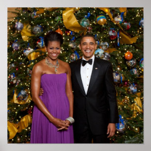 Poster Barack Obama Presidente dos EUA Casa Branca Natal