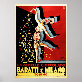 Poster BARATTI & MILANO Caramelle Cioccolato