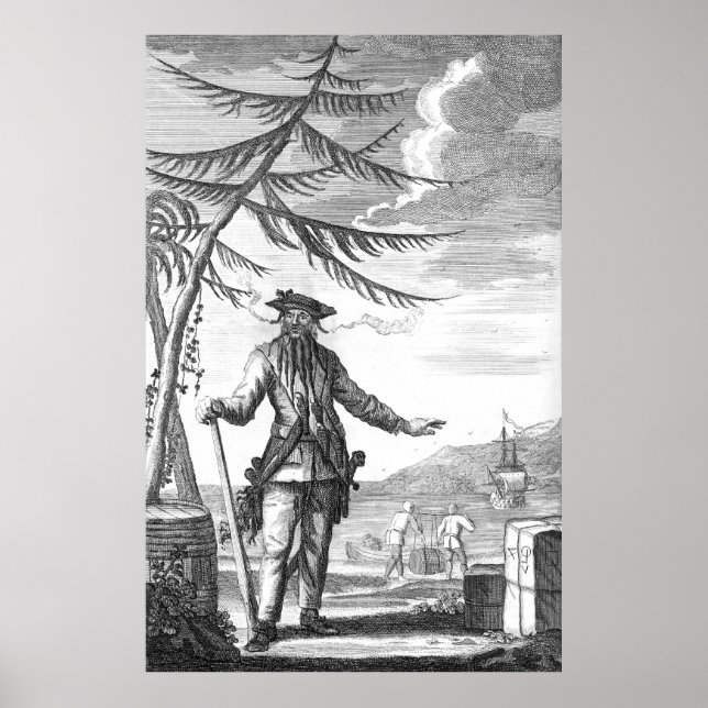 Poster Barba Negra (Frente)