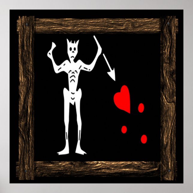 Poster Barba Negra-MadeiraQuadro 5 (Frente)