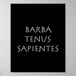 Poster Barba tenus sapComponente