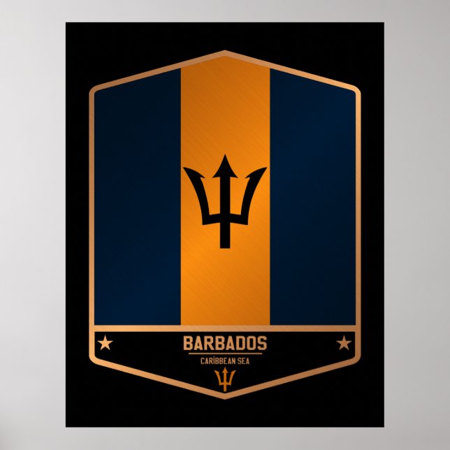 Poster Barbados (Frente)