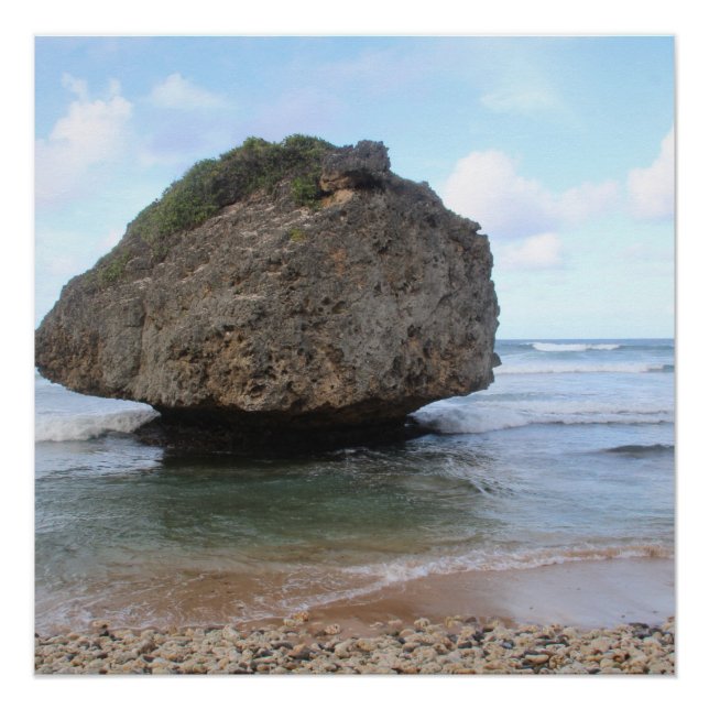 Pôster Barbados Big Rock em Bathsheba (Frente)