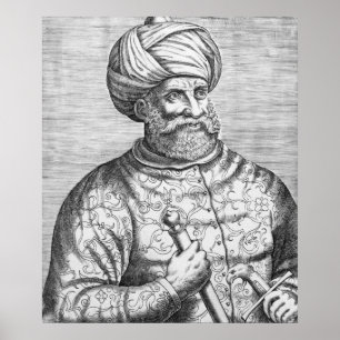 Pôster Barbarossa, ilustração de Andre Thevet