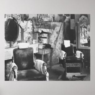 Poster Barbearia de Atlanta: 1936