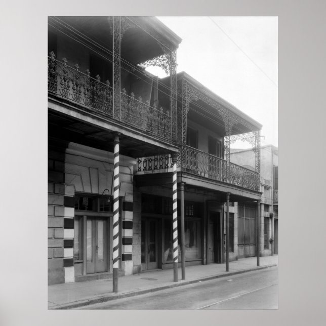 Pôster Barbearia de Nova Orleans, anos 30 (Frente)