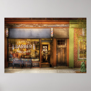 Pôster Barbeiro - barbearia de Towne