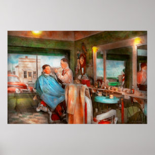 Pôster Barbeiro - obtendo uma guarnição 1942