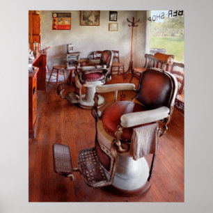 Pôster Barbeiro - tenha por favor um assento