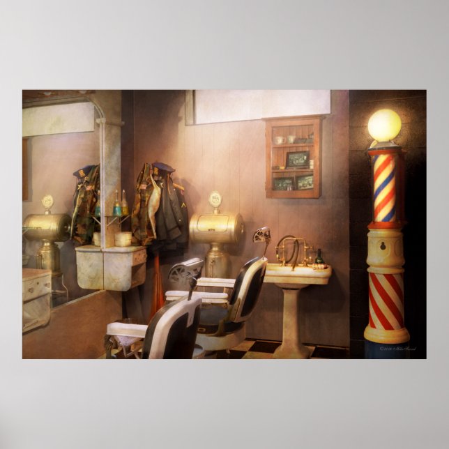 Poster Barber - Barbeiro do porão (Frente)