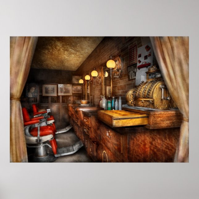 Pôster Barber - Fechado aos domingos (Frente)