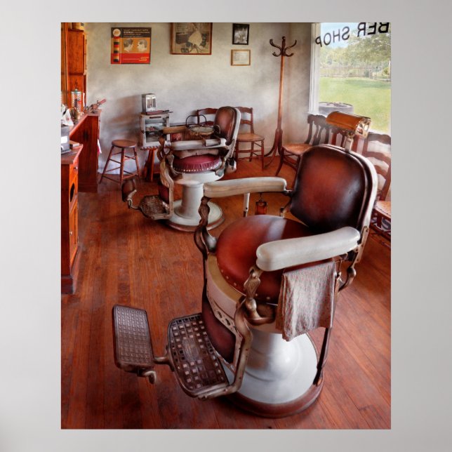 Pôster Barber - Por favor, sente-se (Frente)