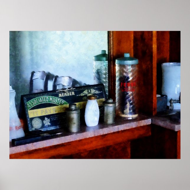 Poster Barber Supplies (Frente)