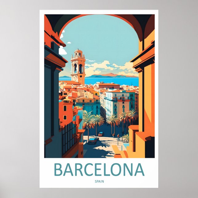 Poster Barcelona 4 (Frente)