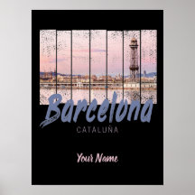 Barcelona Catalunha pôr do sol Horizonte Espanha v