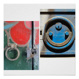 Pôster Barcelona Door Knockers, No. 001